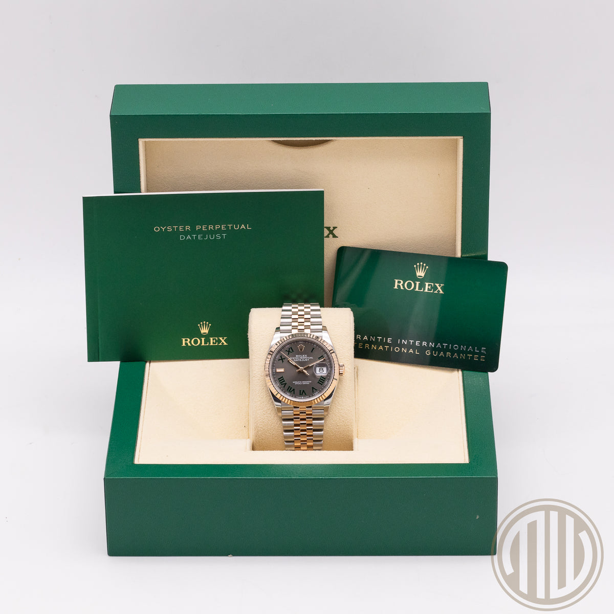 Rolex Datejust 36 Wimbledon Dial | Bicolor | Box and Papers | 2023 | 126231