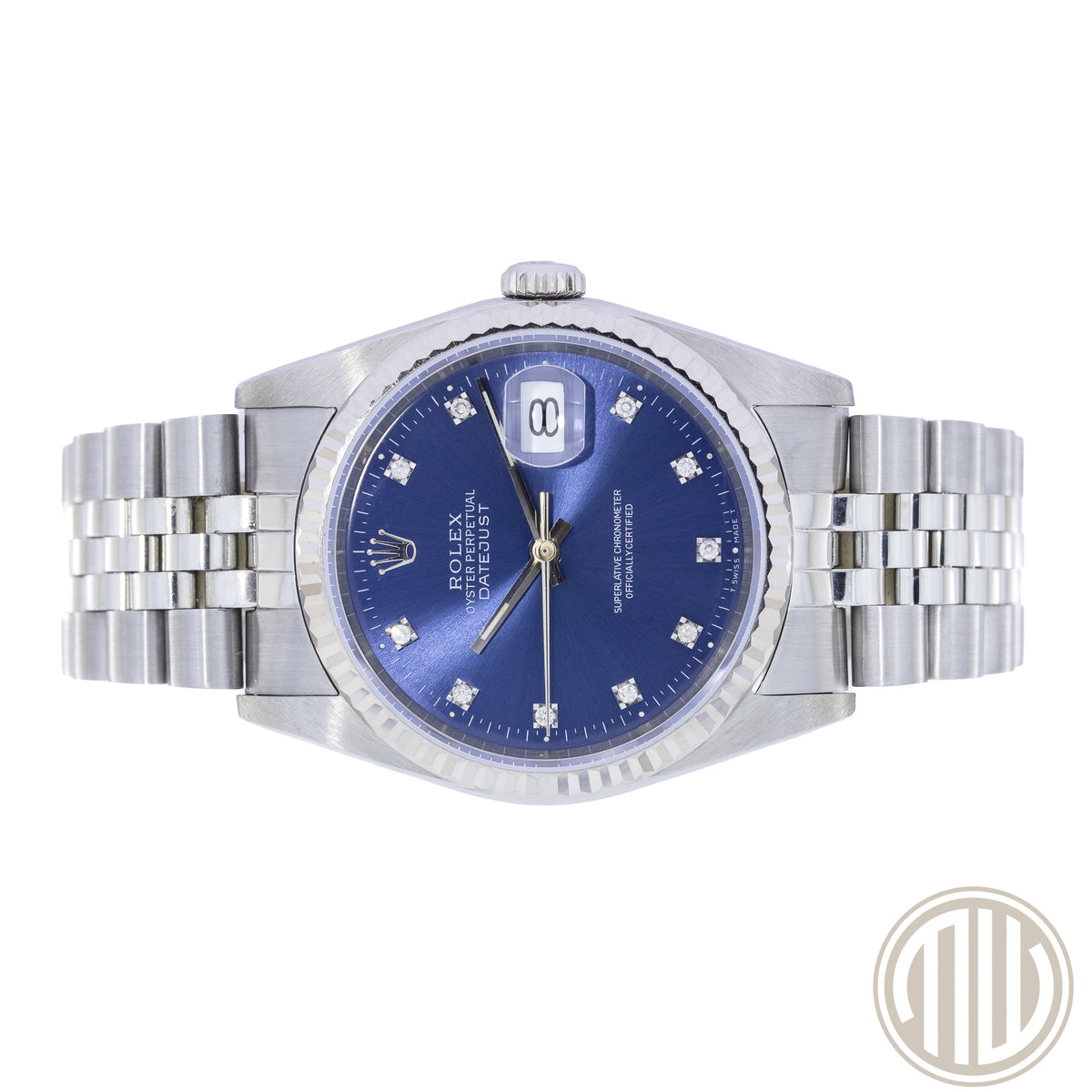 Rolex Datejust 36 Blue Diamond Dial | Jubilee | R-Series | Year: 1989