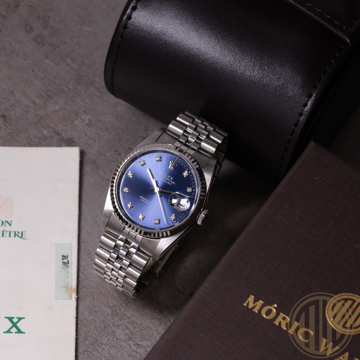 Rolex Datejust 36 Blue Diamond Dial | Jubilee | R-Series | Year: 1989