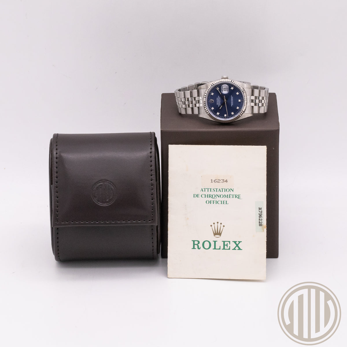 Rolex Datejust 36 Blue Diamond Dial | Jubilee | R-Series | Year: 1989