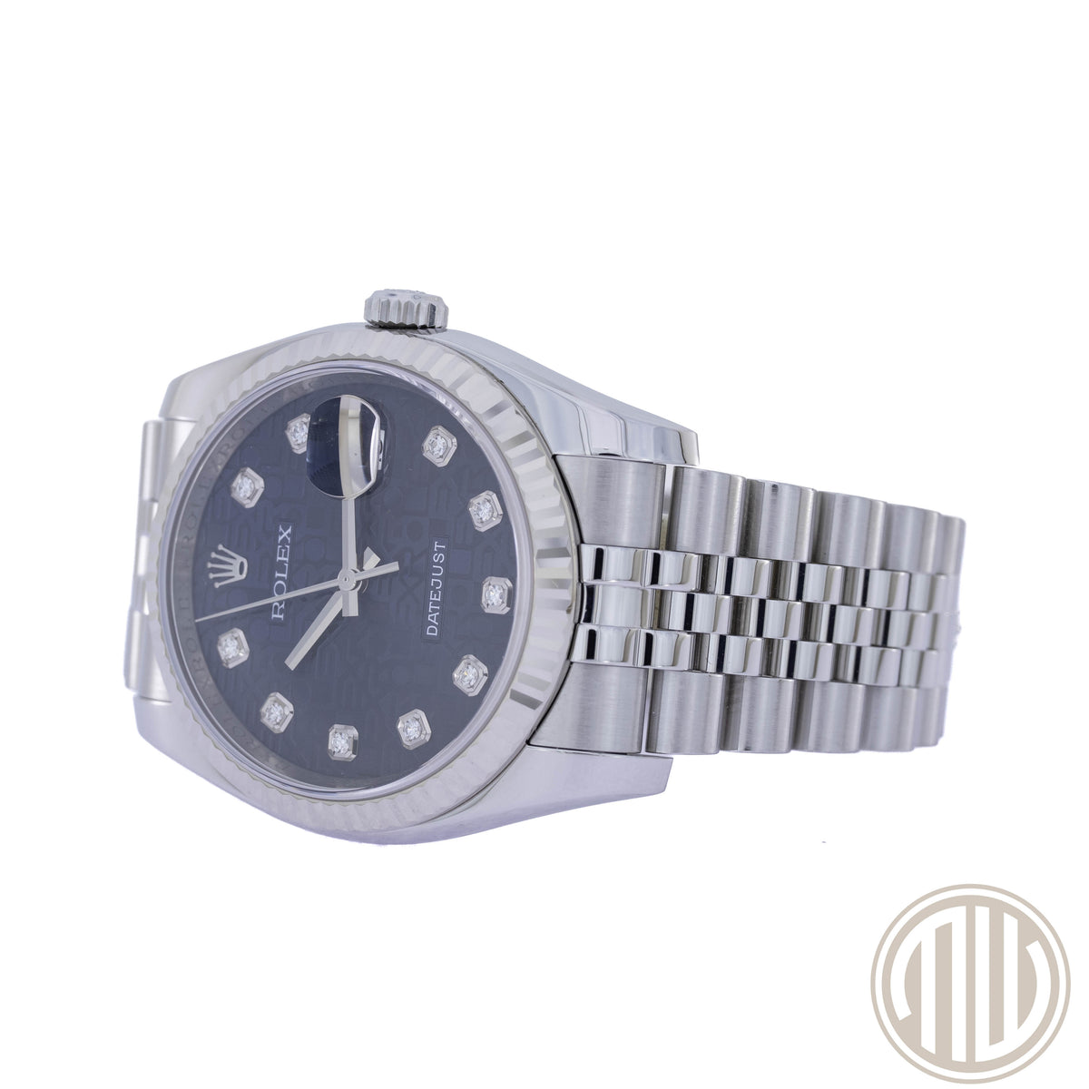 Rolex Datejust 36 Blue Jubilee Diamond Dial | Lc100 | Box and Papers | 2012