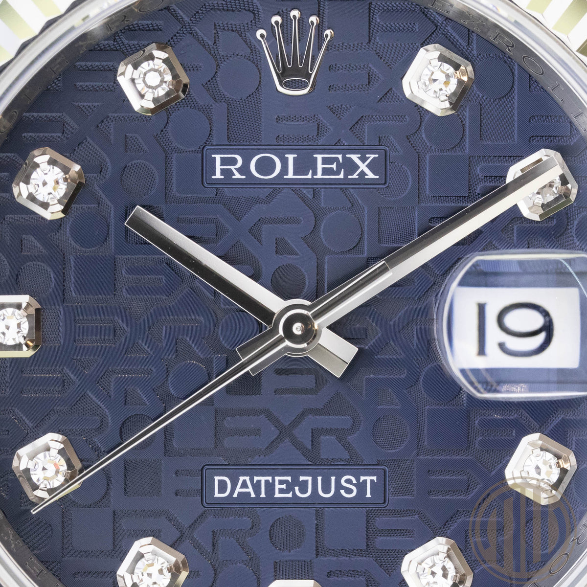 Rolex Datejust 36 Blue Jubilee Diamond Dial | Lc100 | Box and Papers | 2012