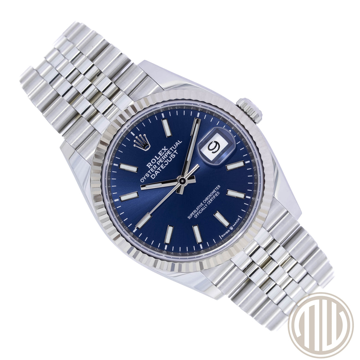 Rolex Datejust 36 Orig.Invoice | Jubilee | Lc100 | Box and Papers | 2022