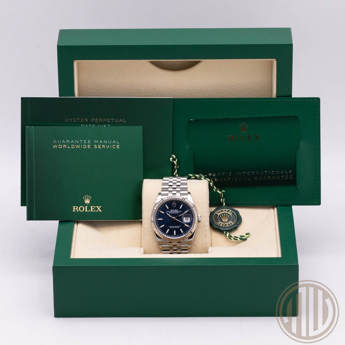 Rolex Datejust 36 Orig.Invoice | Jubilee | Lc100 | Box and Papers | 2022