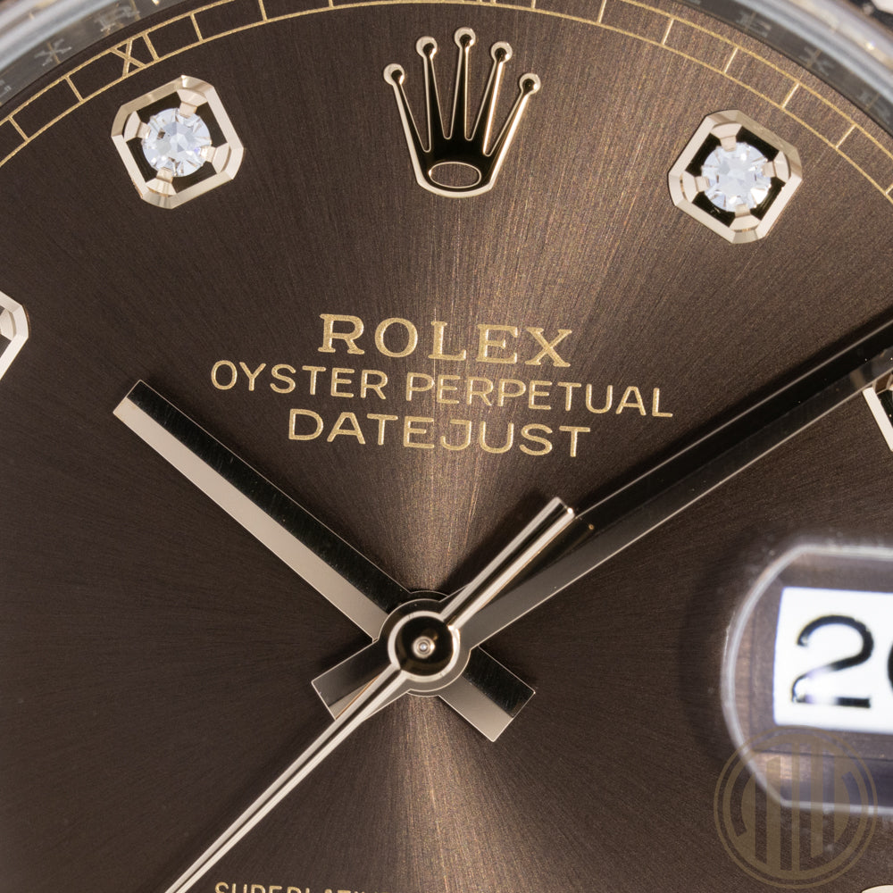 Rolex Datejust 41 New | Chocolate Diamond Dial | Box and Papers | 2024 | Ref: 126331