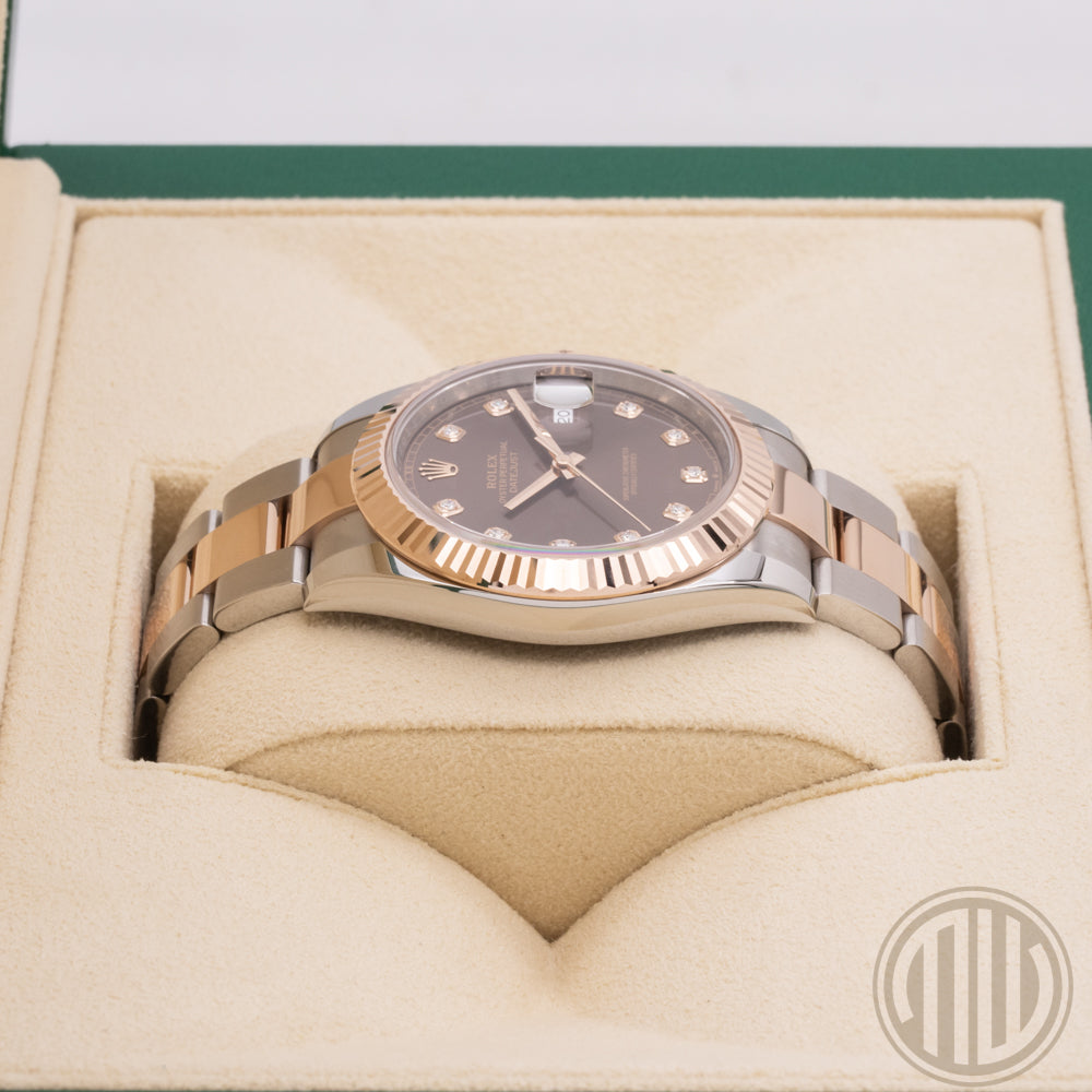 Rolex Datejust 41 New | Chocolate Diamond Dial | Box and Papers | 2024 | Ref: 126331