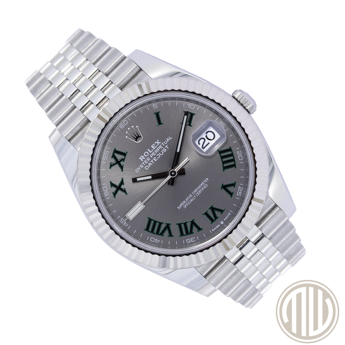 Rolex Datejust 41 Wimbledon | Jubilee | Box and Papers | 2022 | 126334