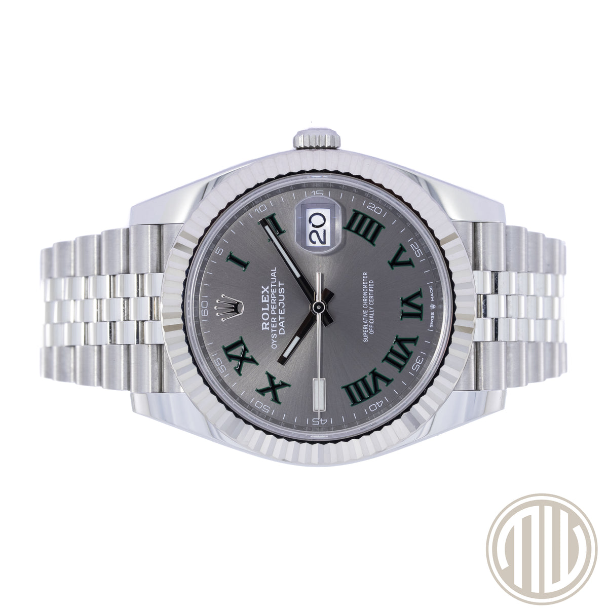 Rolex Datejust 41 Wimbledon | Jubilee | Box and Papers | 2022 | 126334