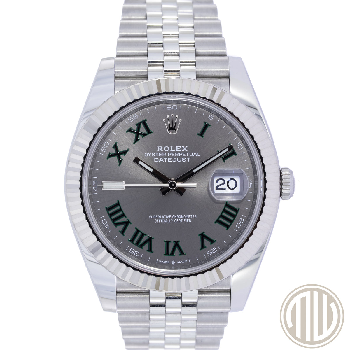 Rolex Datejust 41 Wimbledon | Jubilee | Box and Papers | 2022 | 126334