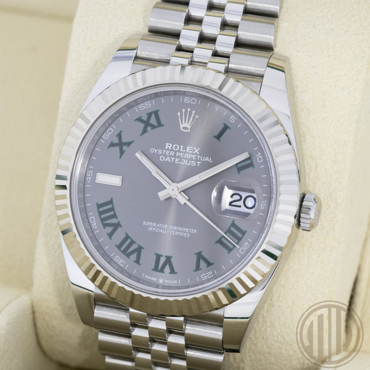 Rolex Datejust 41 Wimbledon | Jubilee | Box and Papers | 2022 | 126334