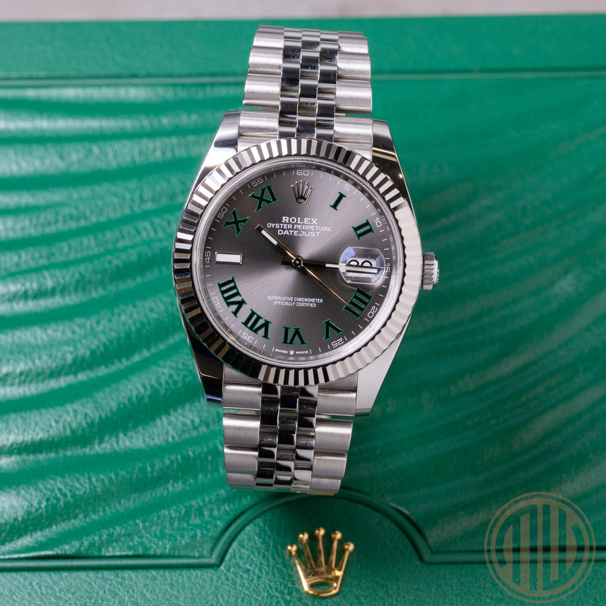 Rolex Datejust 41 Wimbledon | Jubilee | Box and Papers | 2022 | 126334