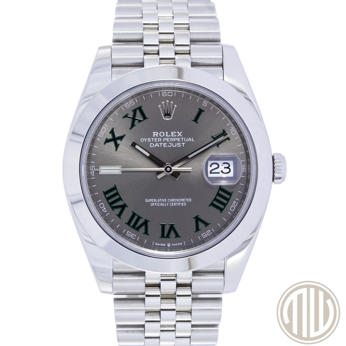 Rolex Datejust 41 Wimbledon | Jubilee Bracelet | Box and Papers | 2021 | 126300