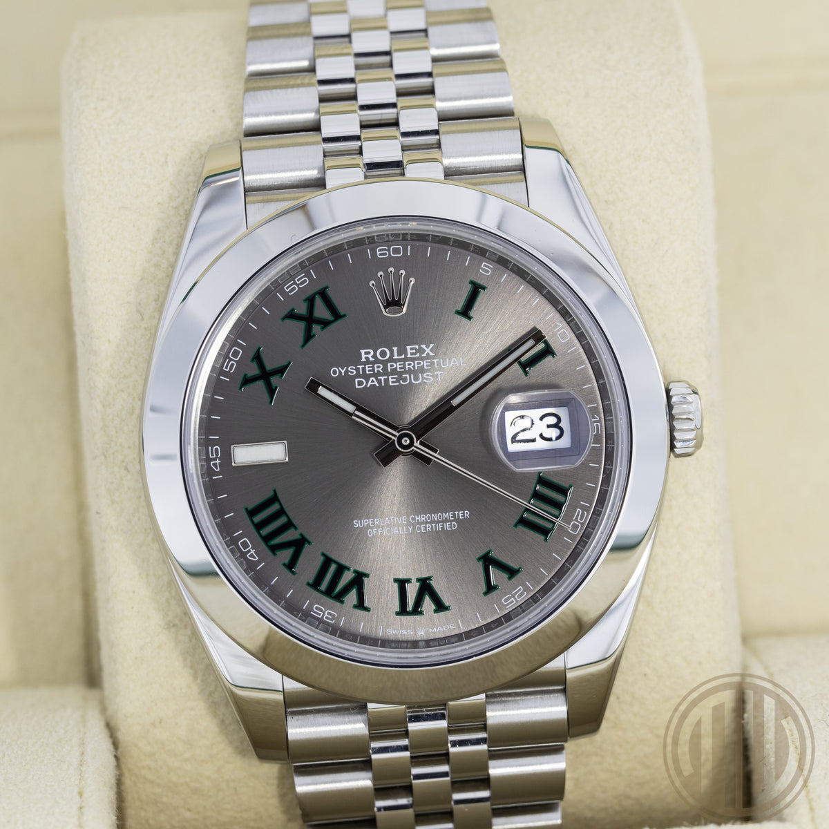 Rolex Datejust 41 Wimbledon | Jubilee Bracelet | Box and Papers | 2021 | 126300