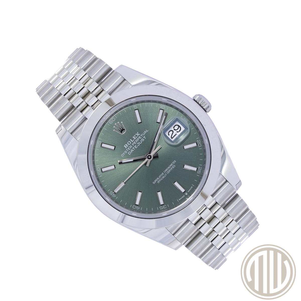 Rolex Datejust 41 New | Mint Green Dial | Box and Papers | 2025 | 126300