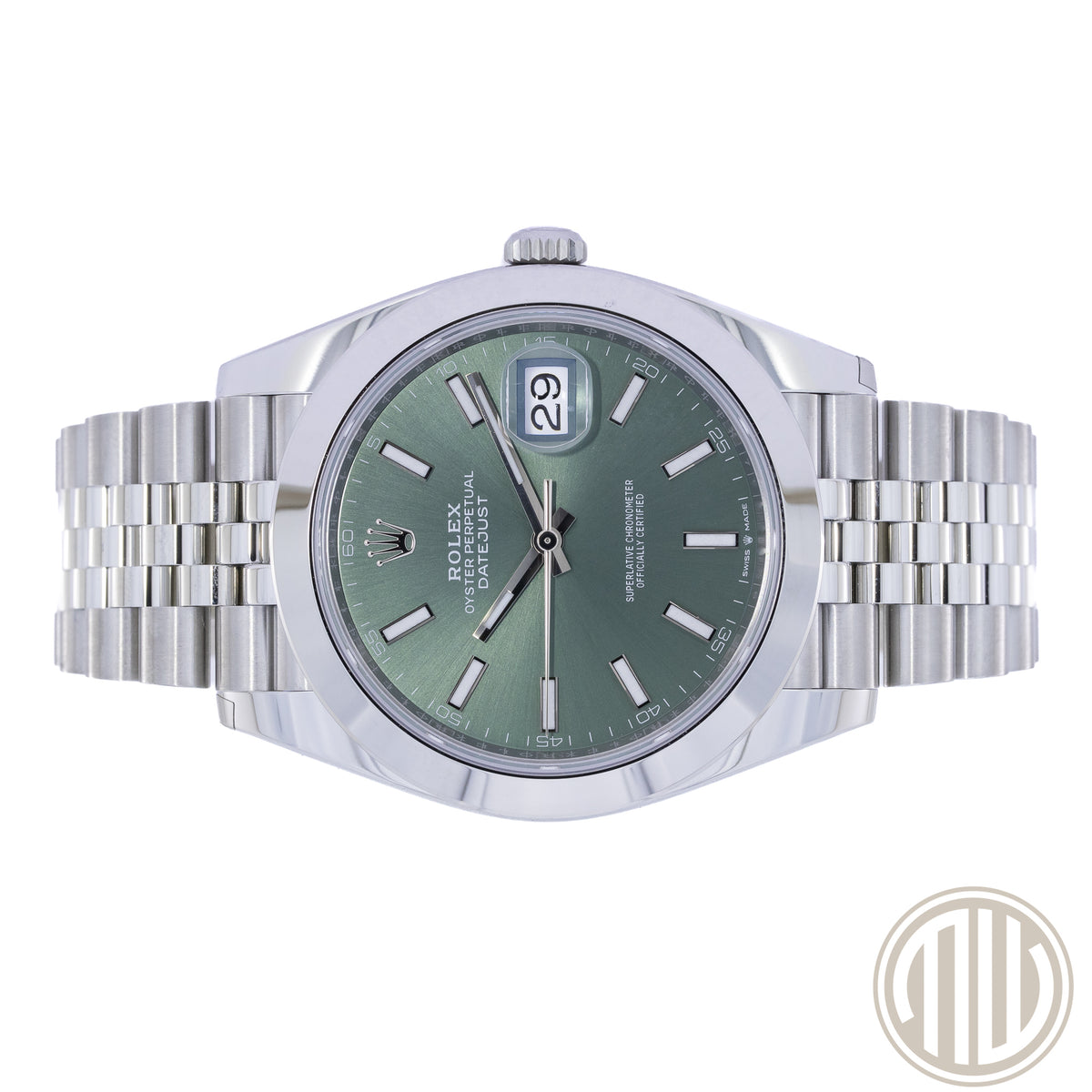 Rolex Datejust 41 New | Mint Green Dial | Box and Papers | 2025 | 126300