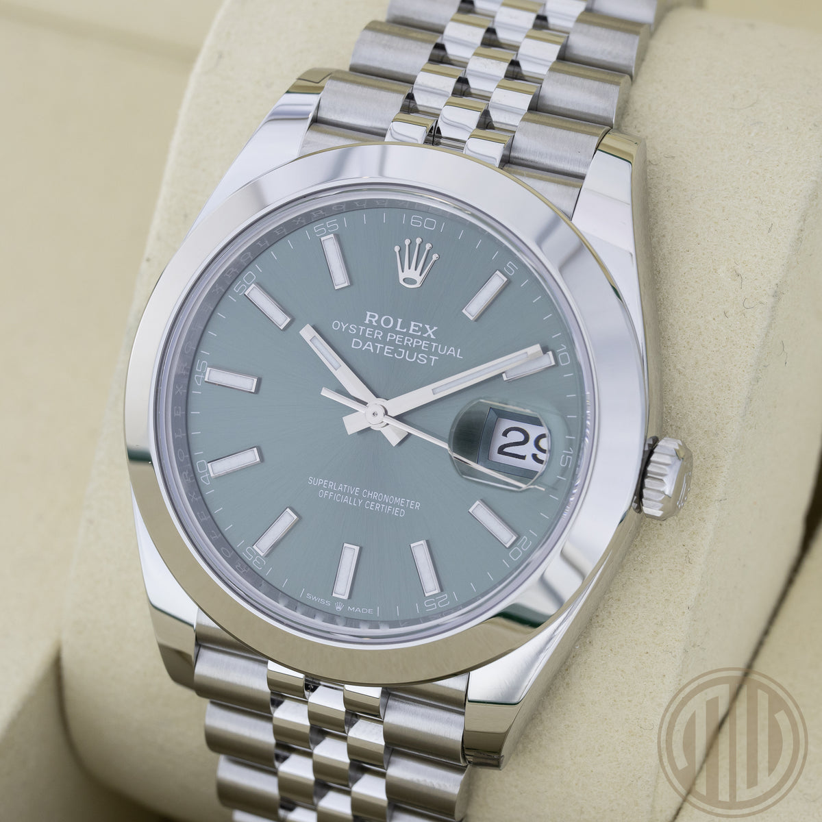 Rolex Datejust 41 New | Mint Green Dial | Box and Papers | 2025 | 126300