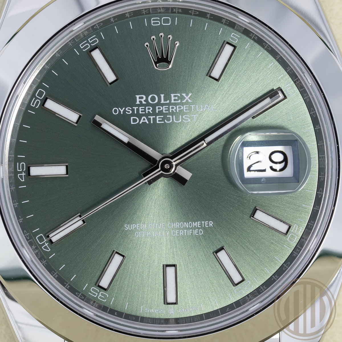 Rolex Datejust 41 New | Mint Green Dial | Box and Papers | 2025 | 126300