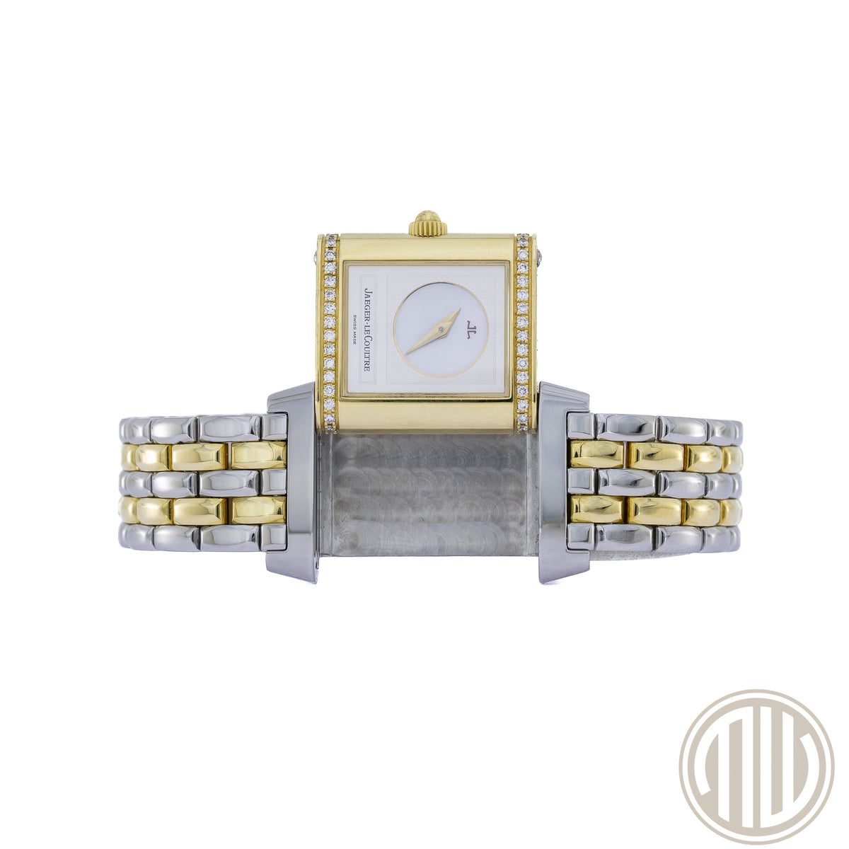 Jaeger-LeCoultre Reverso Duetto Diamond Perlmutt Dial | Bicolor | Box and Papers | 1997