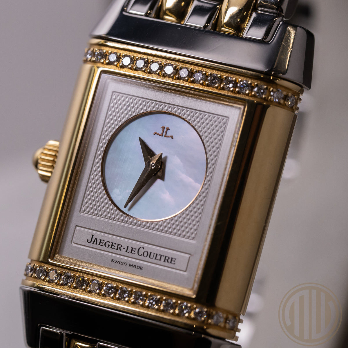 Jaeger-LeCoultre Reverso Duetto Diamond Perlmutt Dial | Bicolor | Box and Papers | 1997