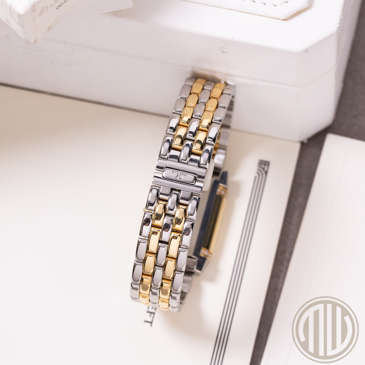 Jaeger-LeCoultre Reverso Duetto Diamond Perlmutt Dial | Bicolor | Box and Papers | 1997