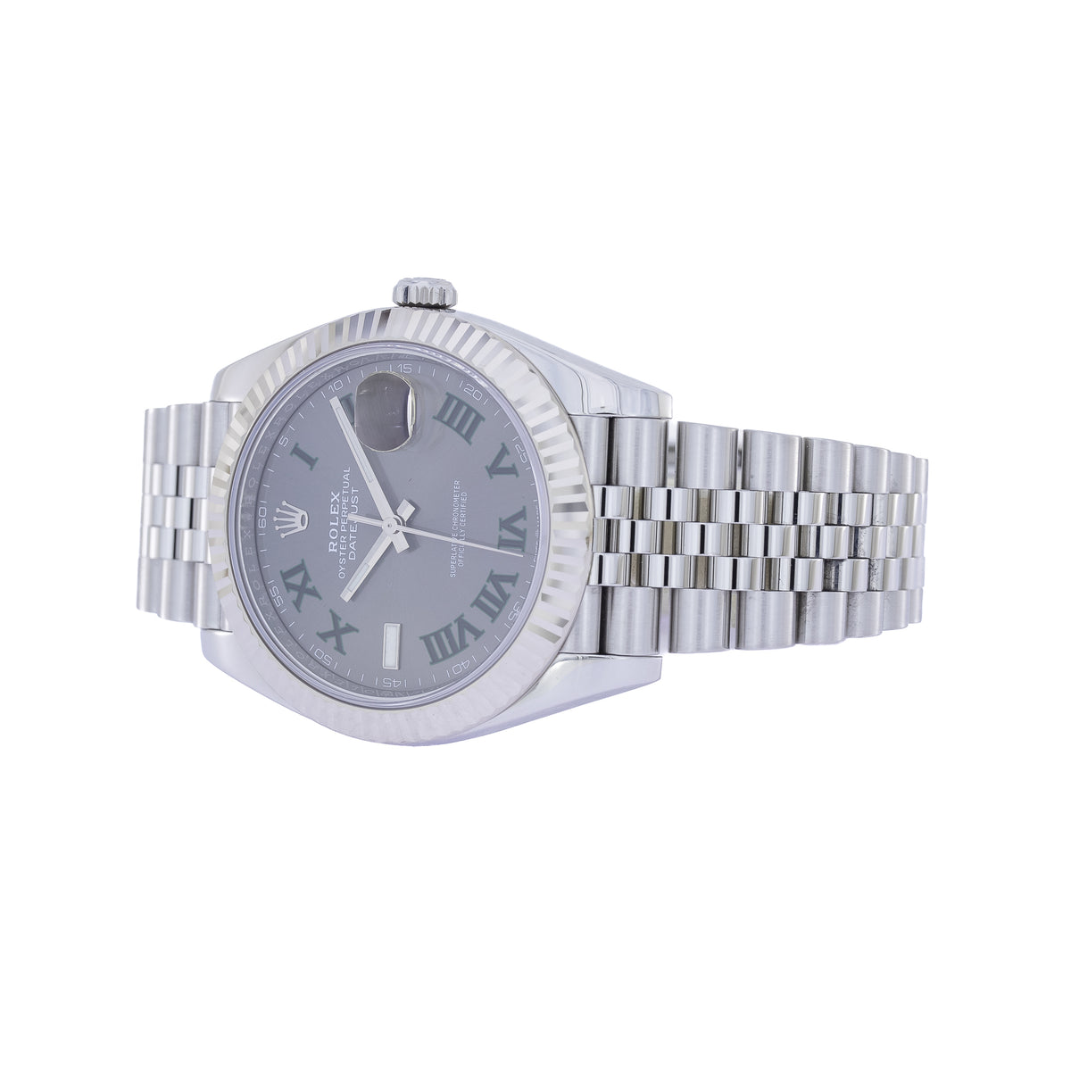 Rolex Datejust 41 Wimbledon | Jubilee | WhitegoldBezel | Box and Papers | 2021