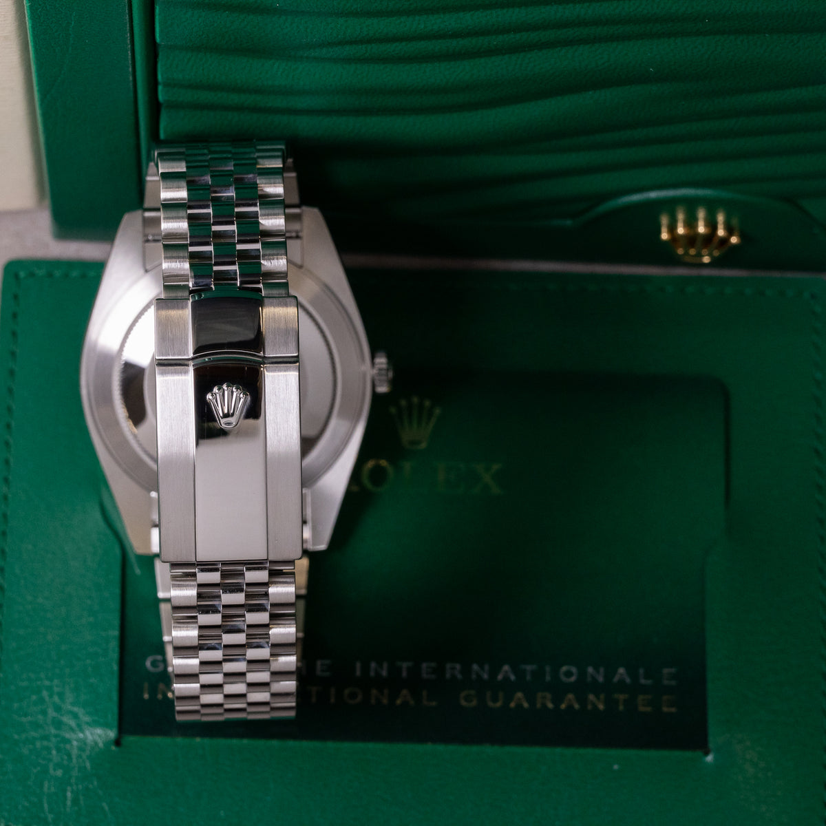Rolex Datejust 41 Wimbledon | Jubilee | WhitegoldBezel | Box and Papers | 2021