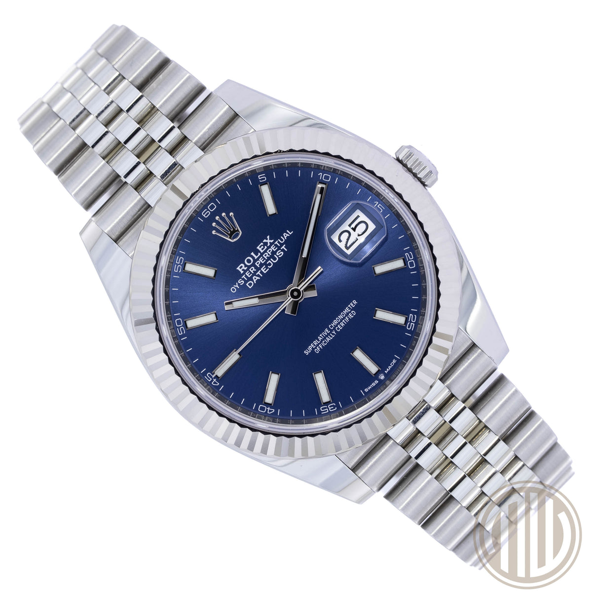 Rolex Datejust 41 Blue Dial | Lc 100 | Orig. Invoice | Box and Papers | 2020