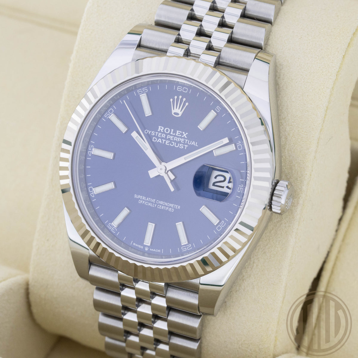 Rolex Datejust 41 Blue Dial | Lc 100 | Orig. Invoice | Box and Papers | 2020