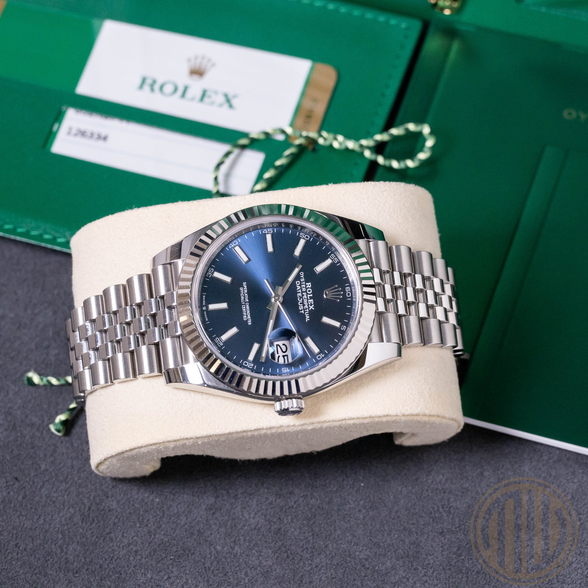 Rolex Datejust 41 Blue Dial | Lc 100 | Orig. Invoice | Box and Papers | 2020