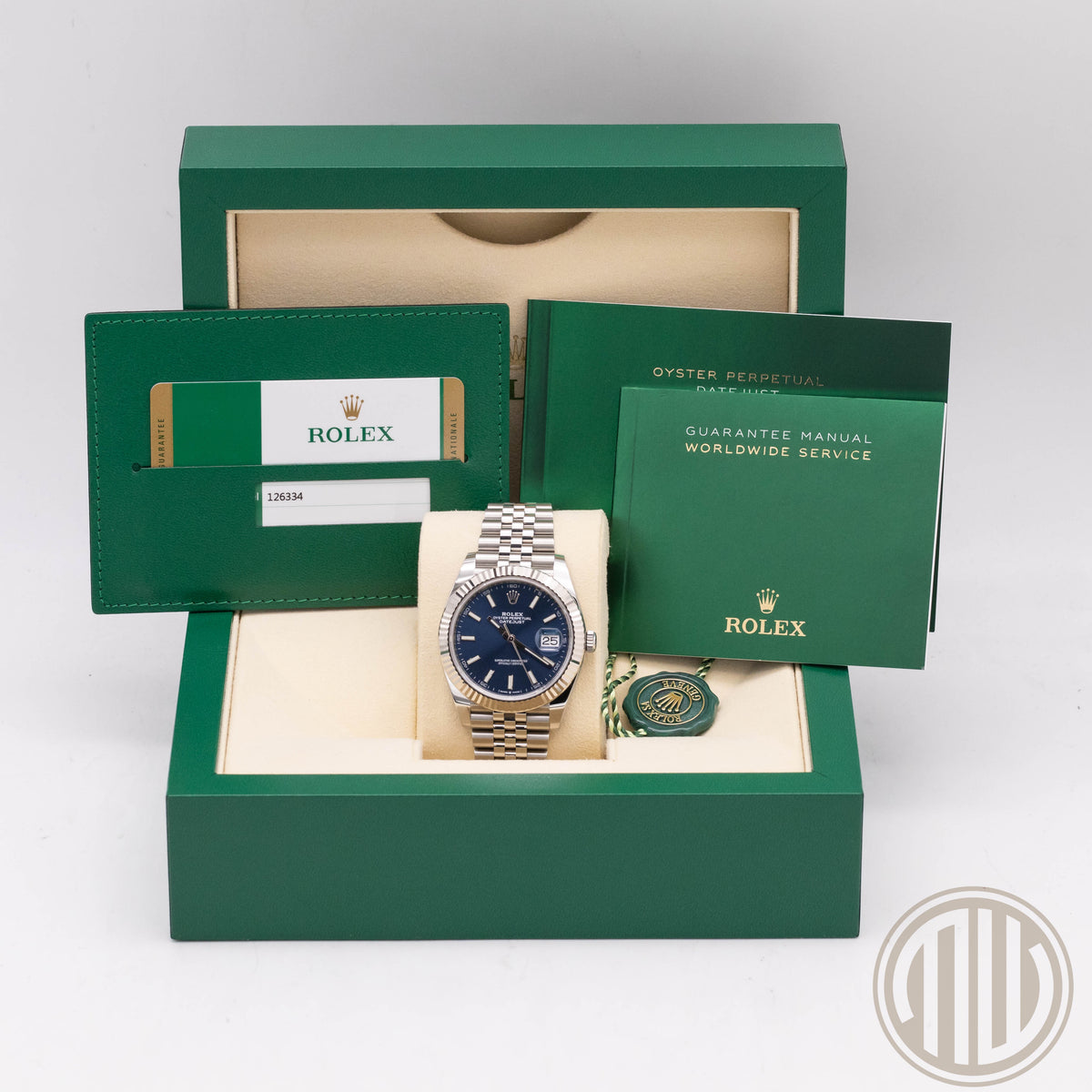 Rolex Datejust 41 Blue Dial | Lc 100 | Orig. Invoice | Box and Papers | 2020