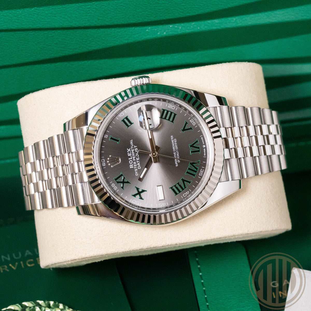 Rolex Datejust 41 | Wimbledon | Jubilee | Orig.Invoice | Box and Papers | 2025