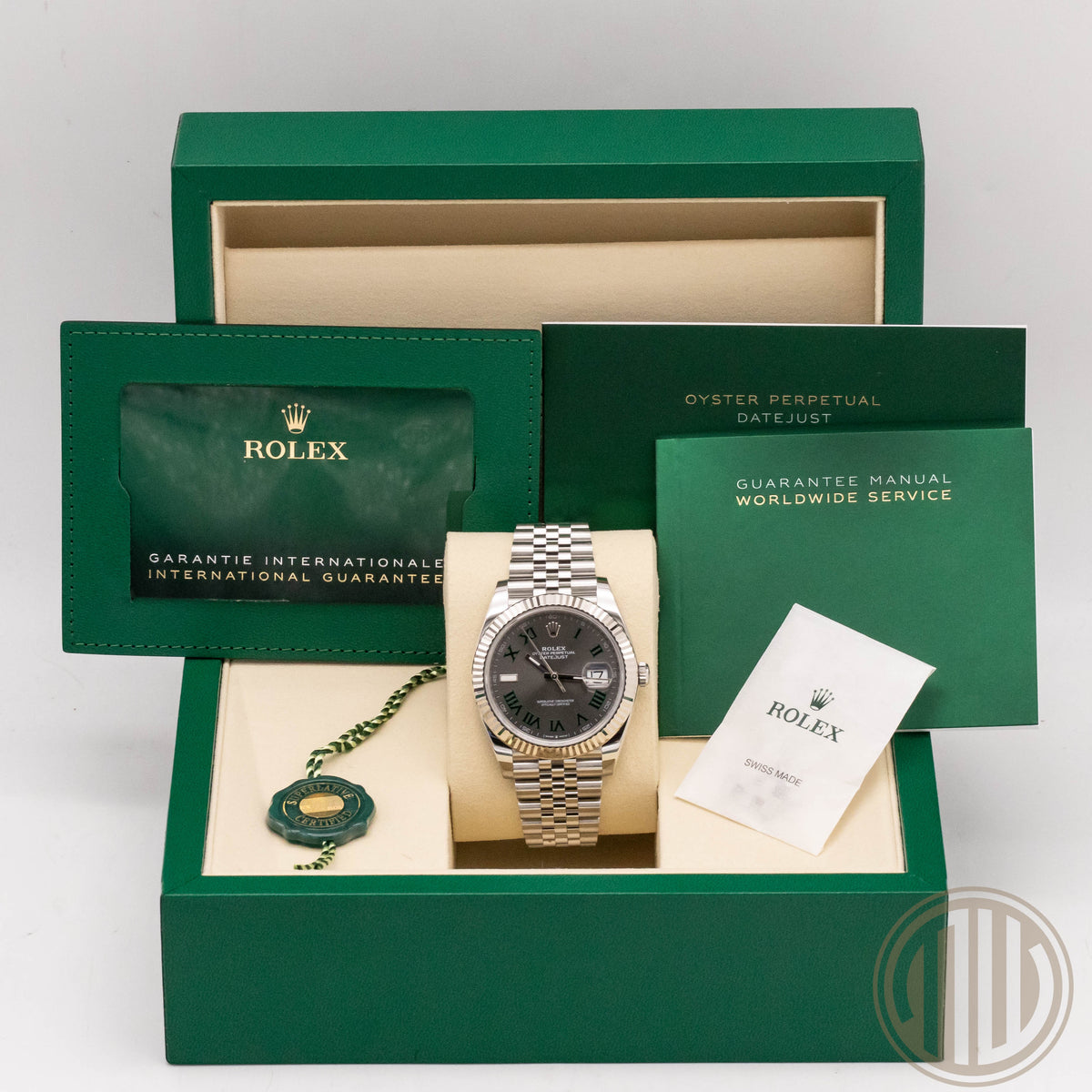 Rolex Datejust 41 | Wimbledon | Jubilee | Orig.Invoice | Box and Papers | 2025