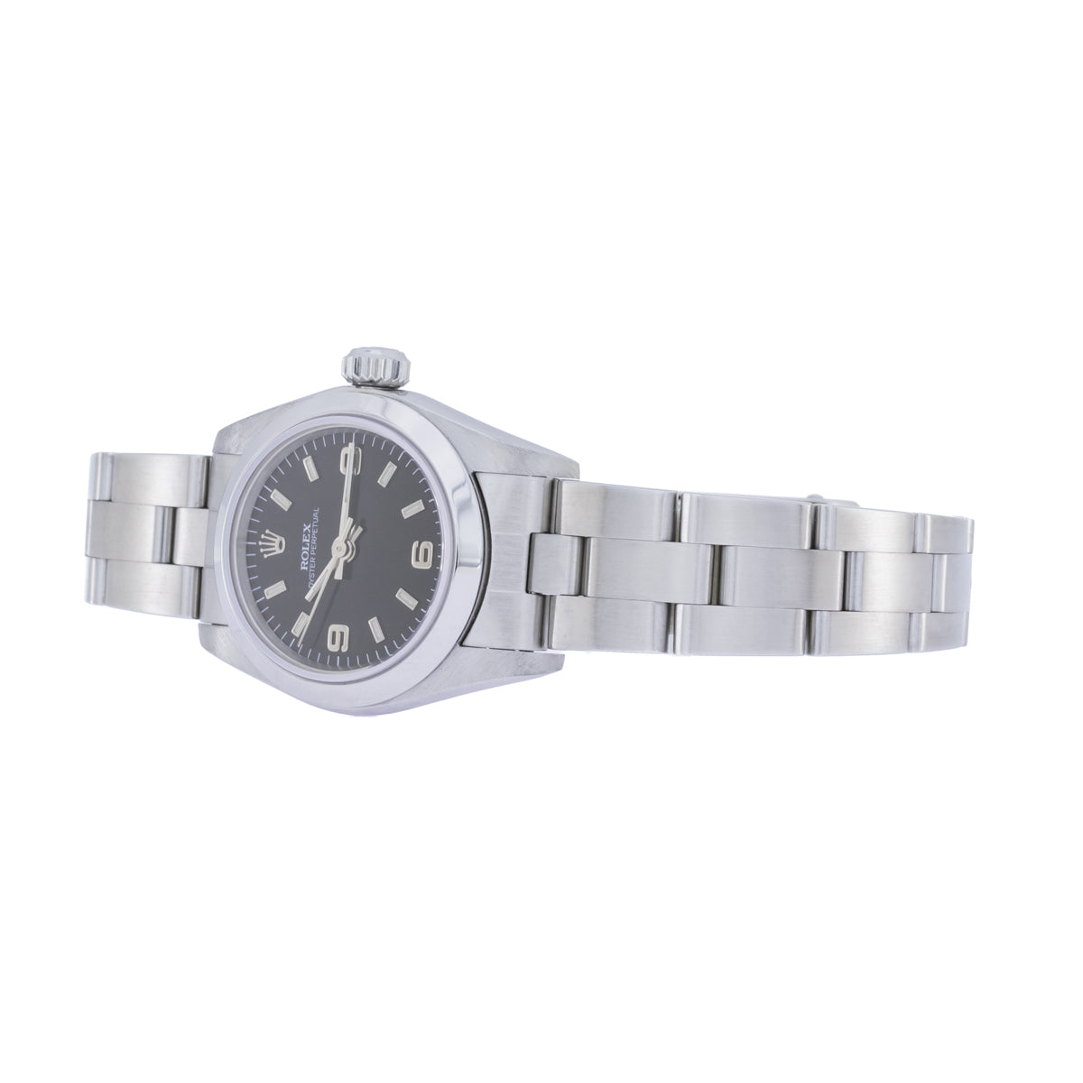 Rolex Oyster Perpetual Lady | Stainless-Steel | Black Dial | Box and Papers | 1999