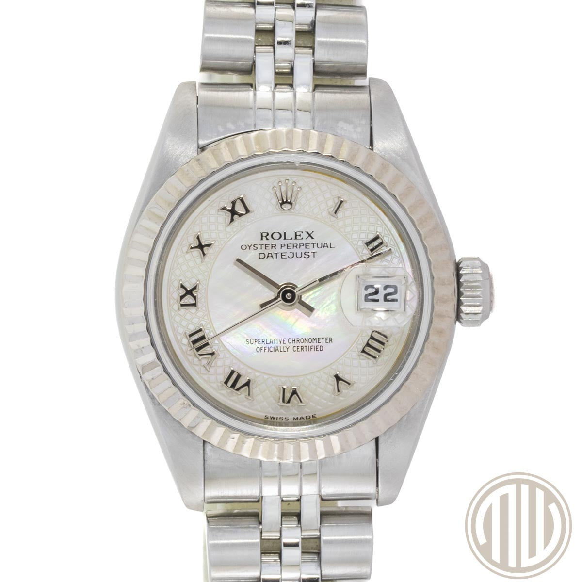 Rolex Lady-Datejust esfera de nácar | Acero de ostras | Jubileo | Caja y Papeles | 79174