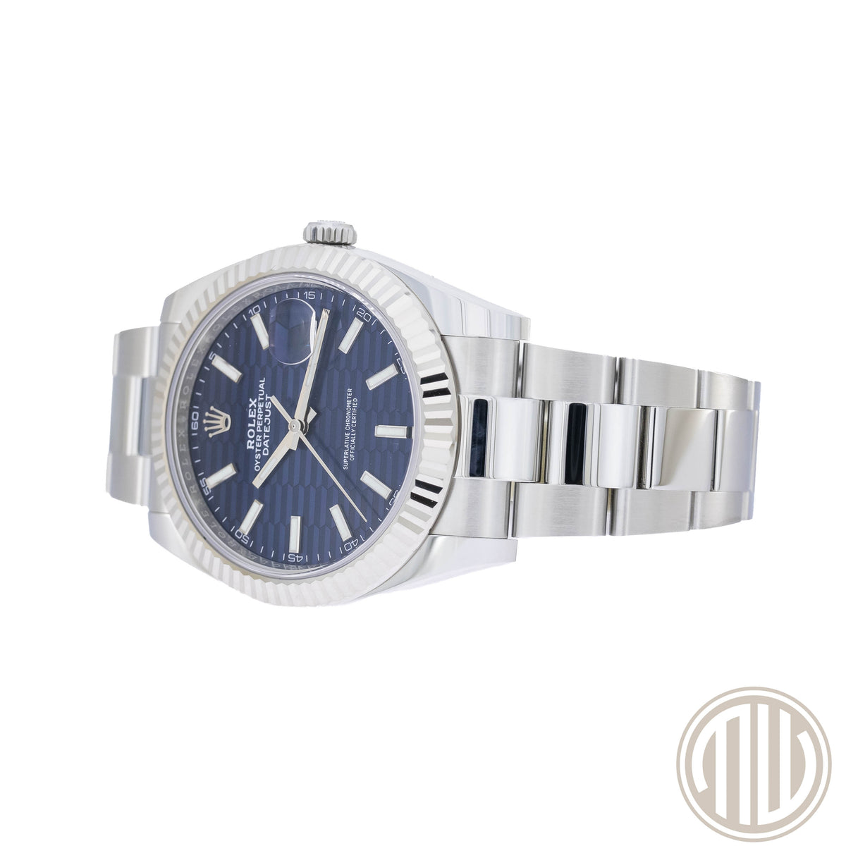 Rolex Datejust Blue Motif Dial | Oyster | Box and Papers | 2023 | 126334