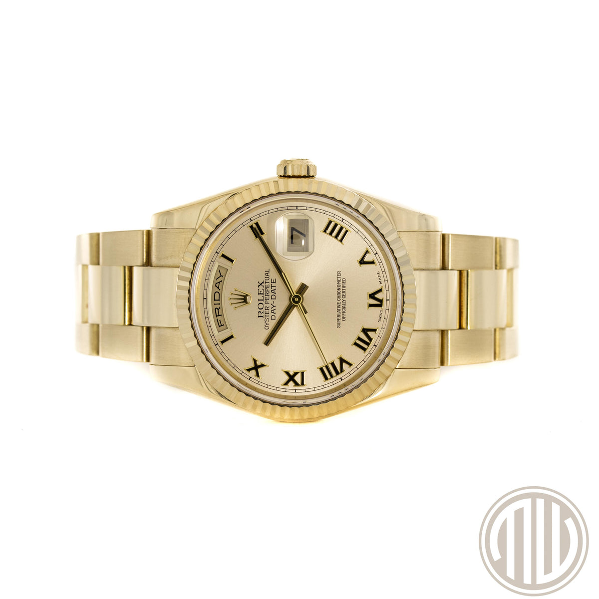 Rolex Day-Date 36 18Karat | Gold | Box & Papers | 2003 | 118208