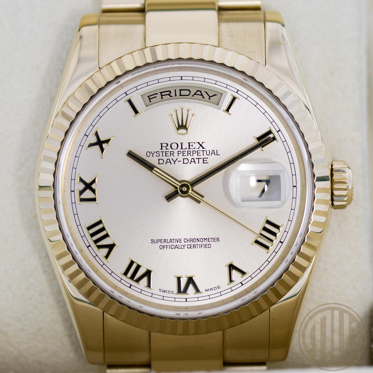 Rolex Day-Date 36 18Karat | Gold | Box & Papers | 2003 | 118208