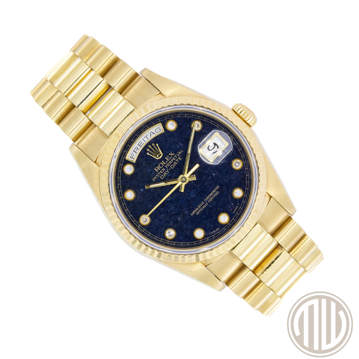 Rolex Day-Date 36 Rare Aventurine Dial | Yellowgold | Box and Papers | 1991