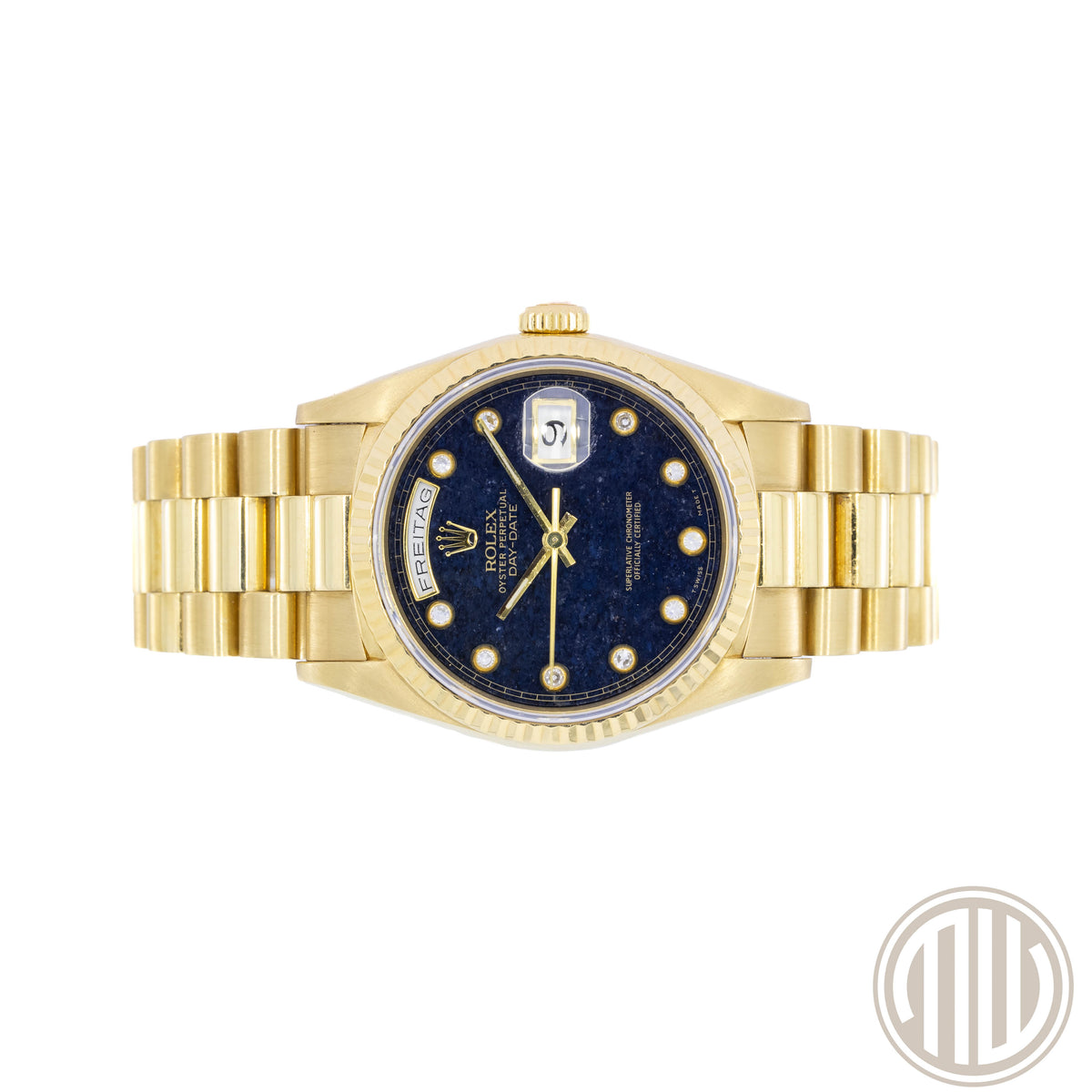 Rolex Day-Date 36 Rare Aventurine Dial | Yellowgold | Box and Papers | 1991