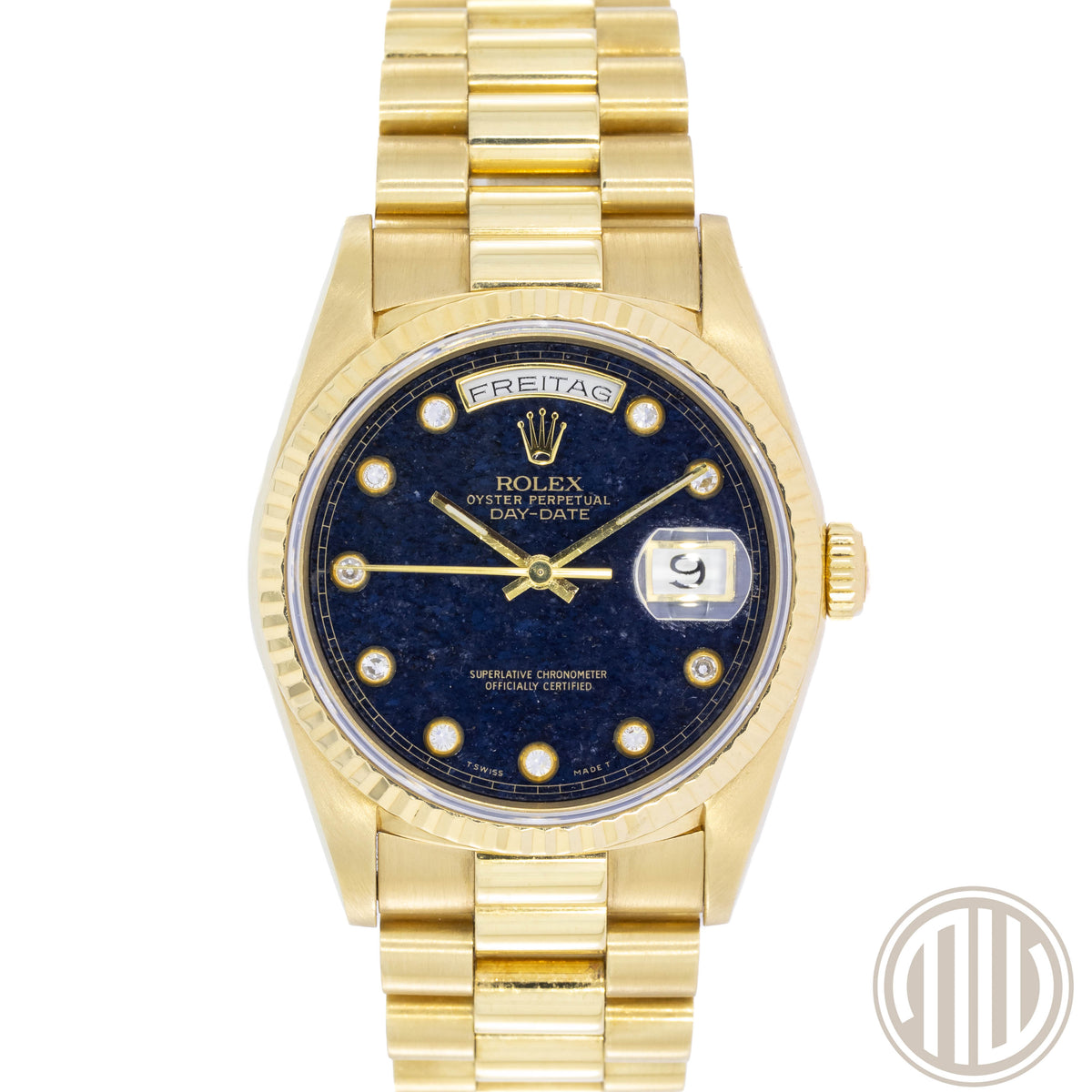 Rolex Day-Date 36 Rare Aventurine Dial | Yellowgold | Box and Papers | 1991