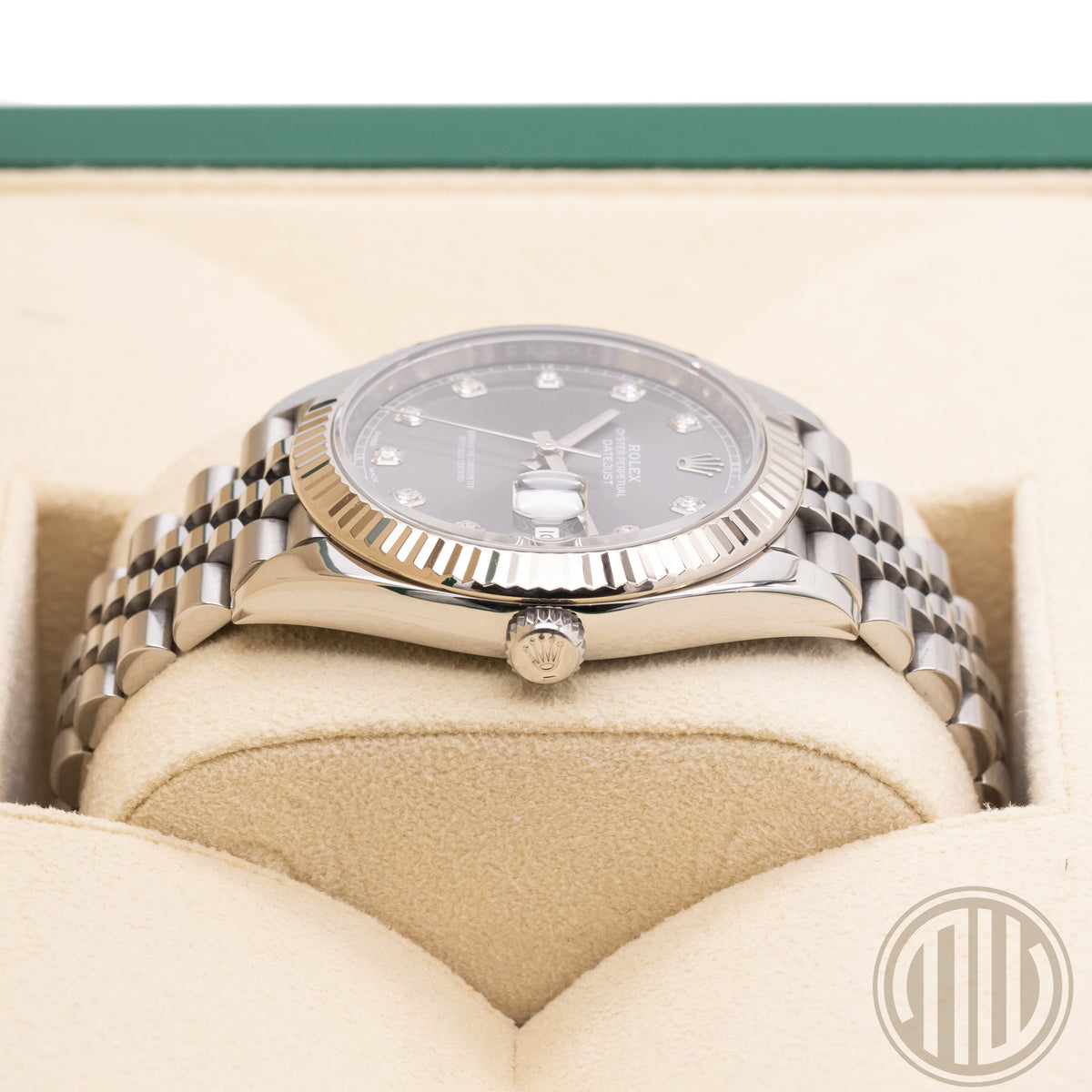 Rolex Datejust 41 Rhodium Diamond Dial | Jubilee | Box and Papers | 2018 | Ref: 126334