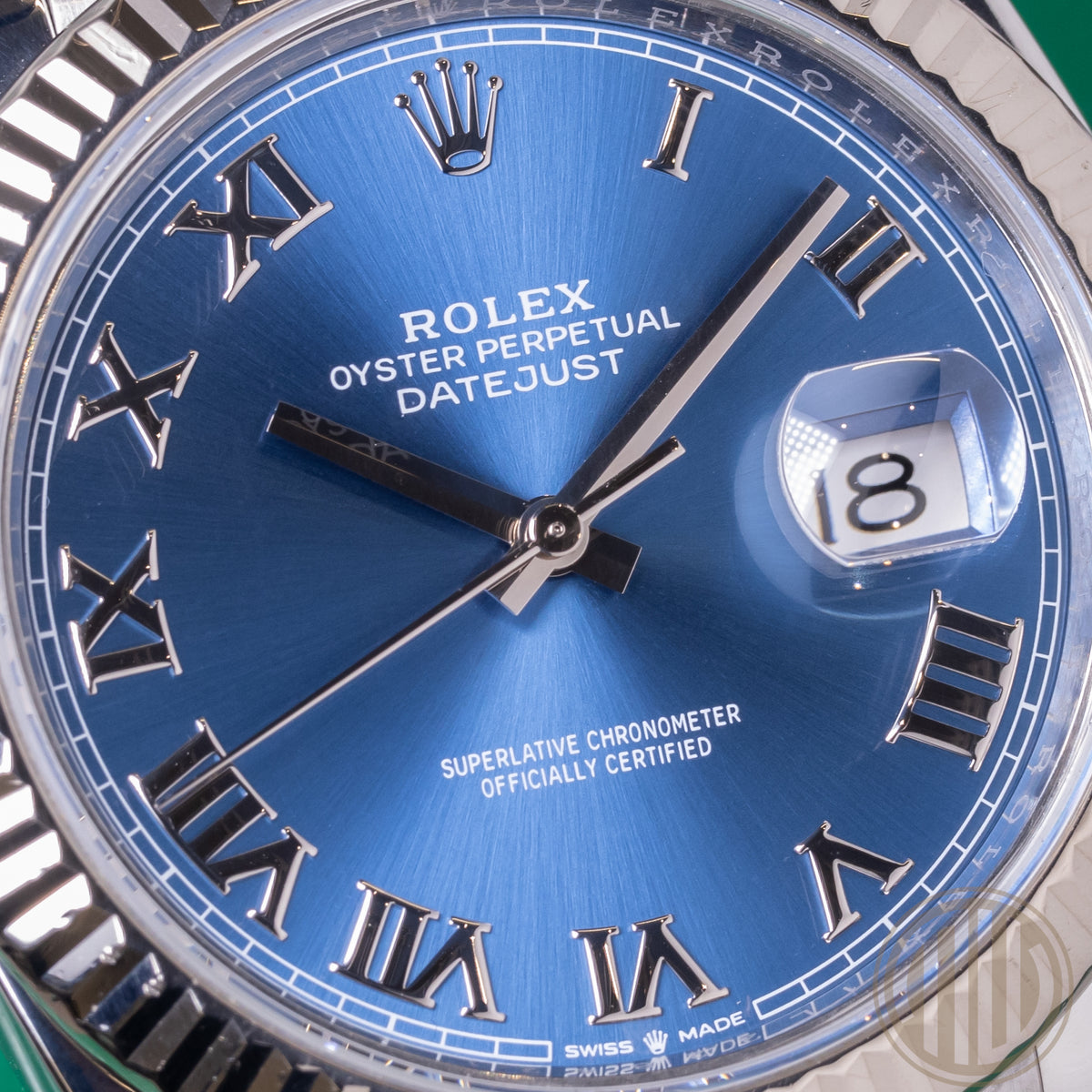 Rolex Datejust 41 Blue Roman Dial | Jubilee | Box and Papers | 2018 | Ref: 126334