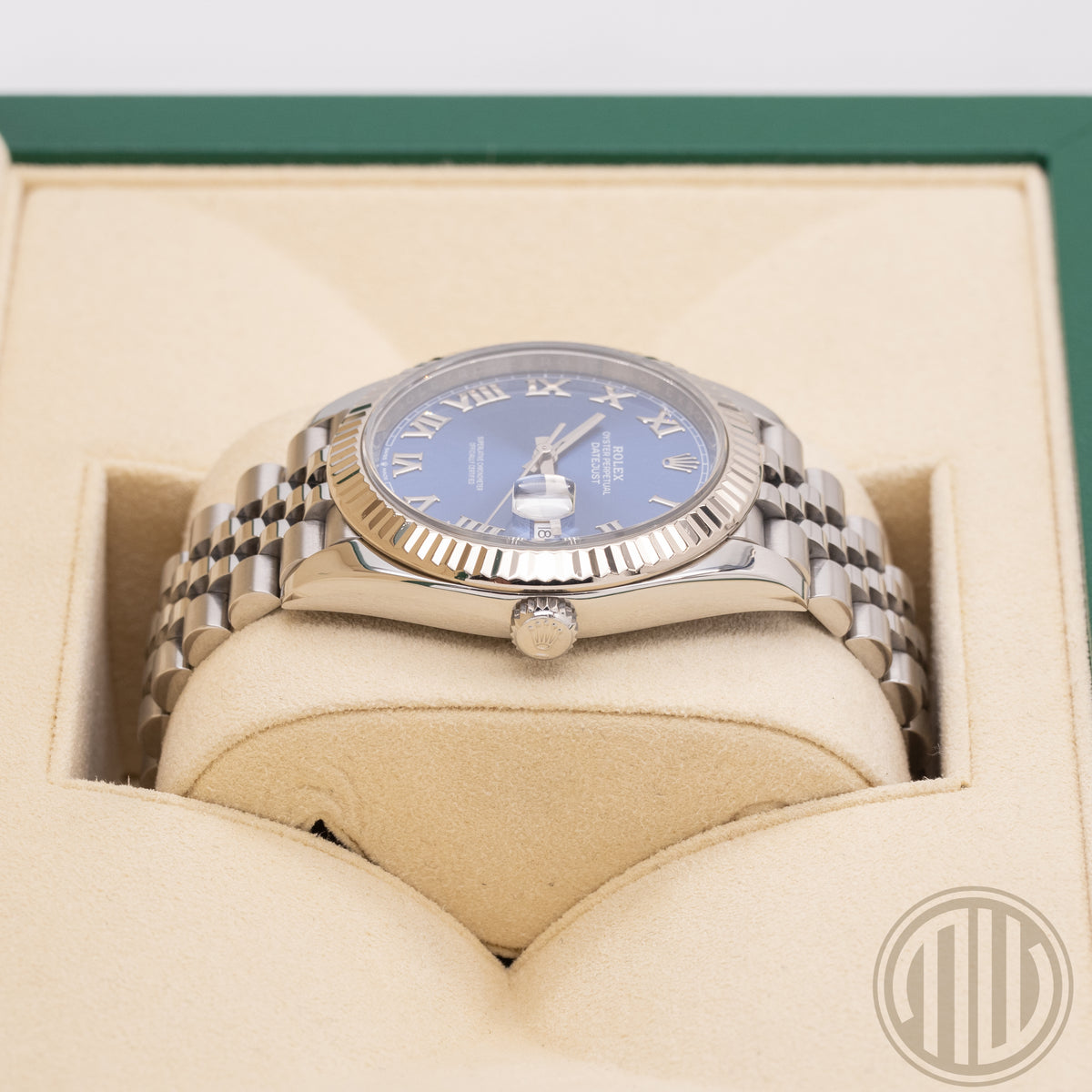 Rolex Datejust 41 Blue Roman Dial | Jubilee | Box and Papers | 2018 | Ref: 126334