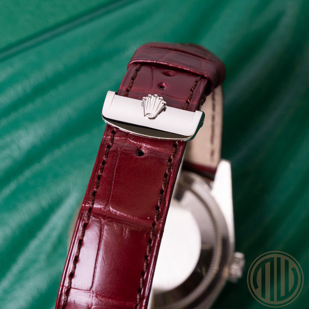 Rolex Day-Date 36 Cherry Dial | LC100 | 18ct Whitegold | Box and Papers | 2013