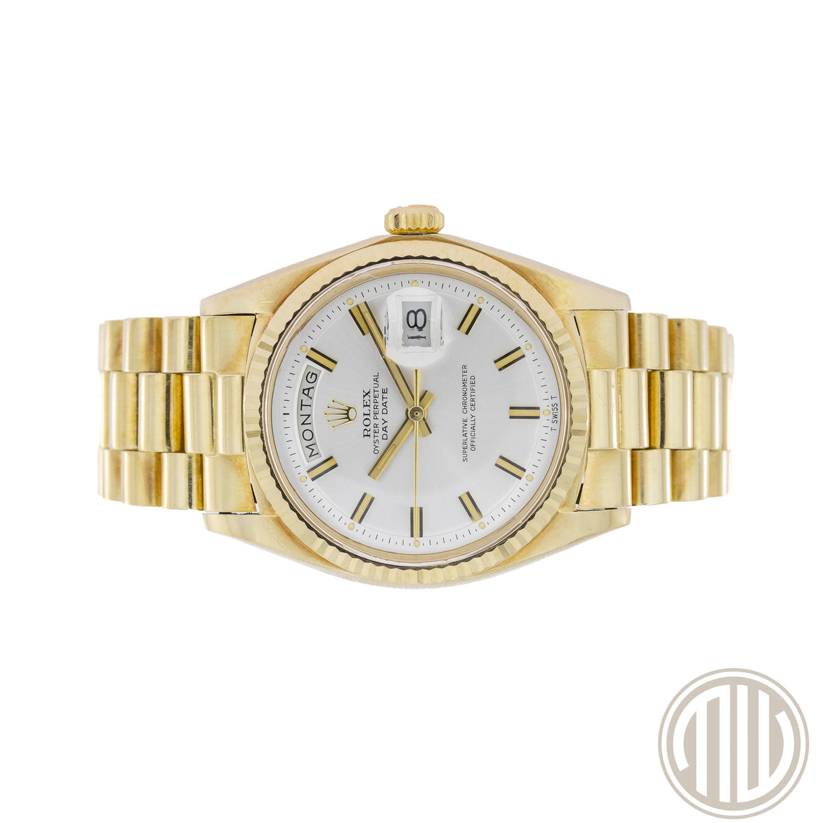 Rolex Day-Date 36 Lc100 Unpolished | Wide Boy | Double Punched Papers | 18kt-Gold