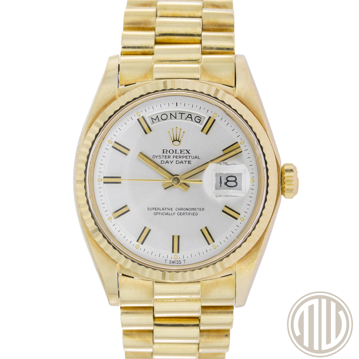 Rolex Day-Date 36 Lc100 Unpolished | Wide Boy | Double Punched Papers | 18kt-Gold