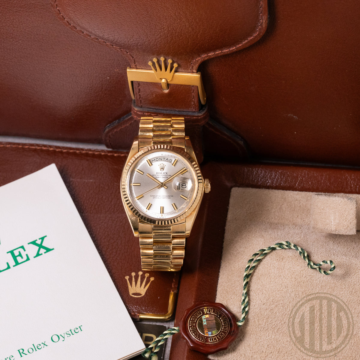 Rolex Day-Date 36 Lc100 Unpolished | Wide Boy | Double Punched Papers | 18kt-Gold