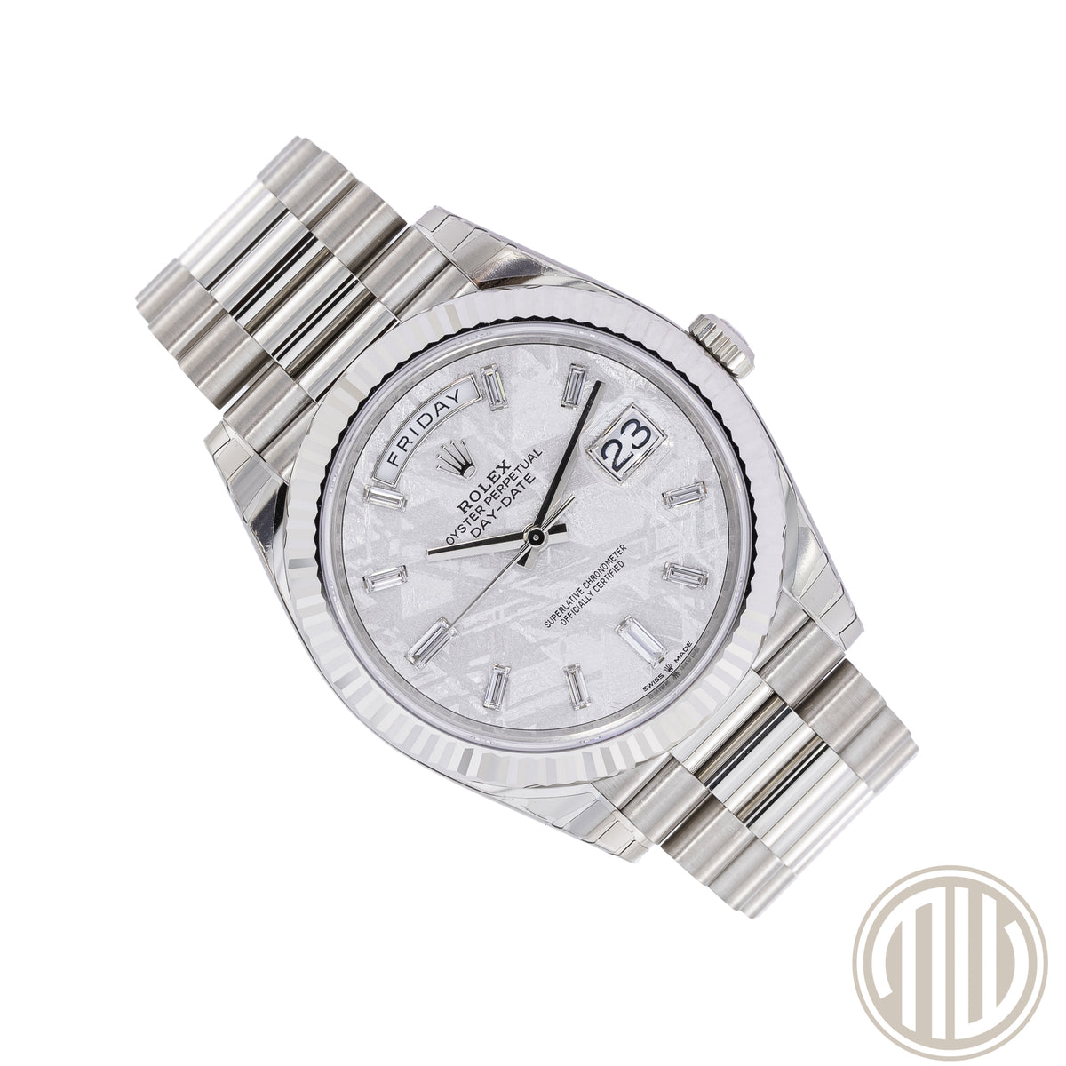 Rolex Day-Date 40 | Meteorit Dial | Unworn | Full-Stickers | Box and Papers | 2021 | 228239