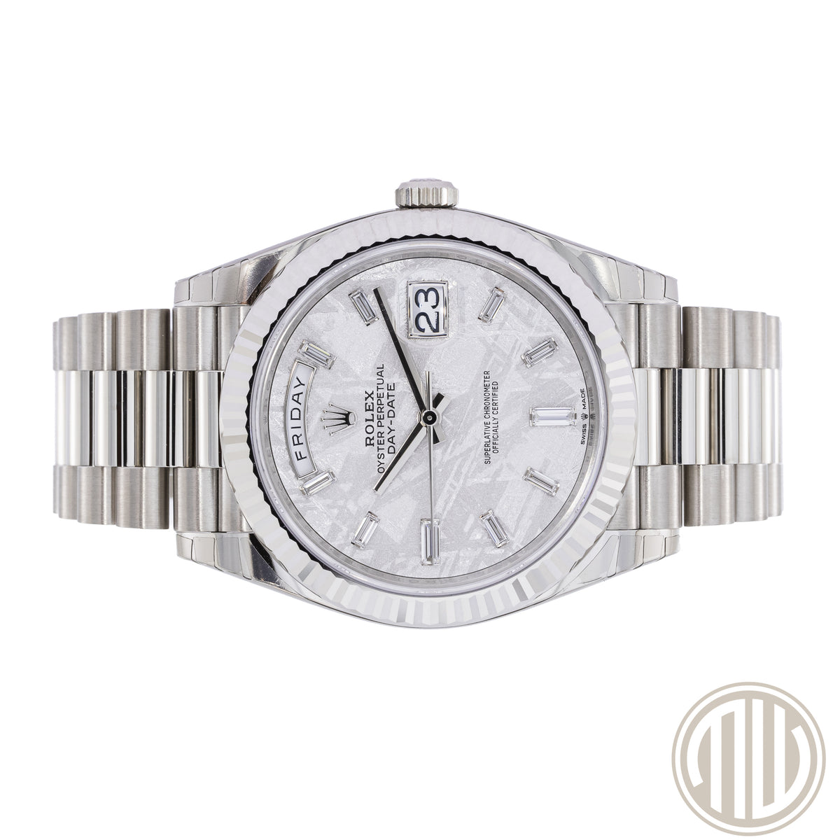 Rolex Day-Date 40 | Meteorit Dial | Unworn | Full-Stickers | Box and Papers | 2021 | 228239