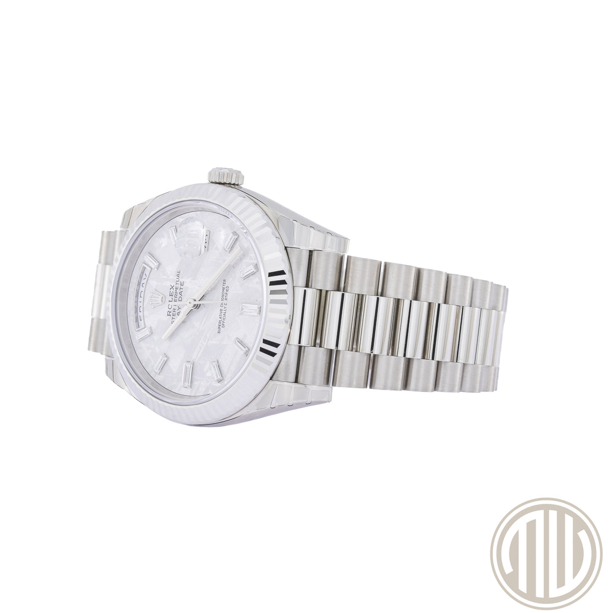 Rolex Day-Date 40 | Meteorit Dial | Unworn | Full-Stickers | Box and Papers | 2021 | 228239